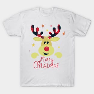 Merry christmas Cut-up deer. T-Shirt